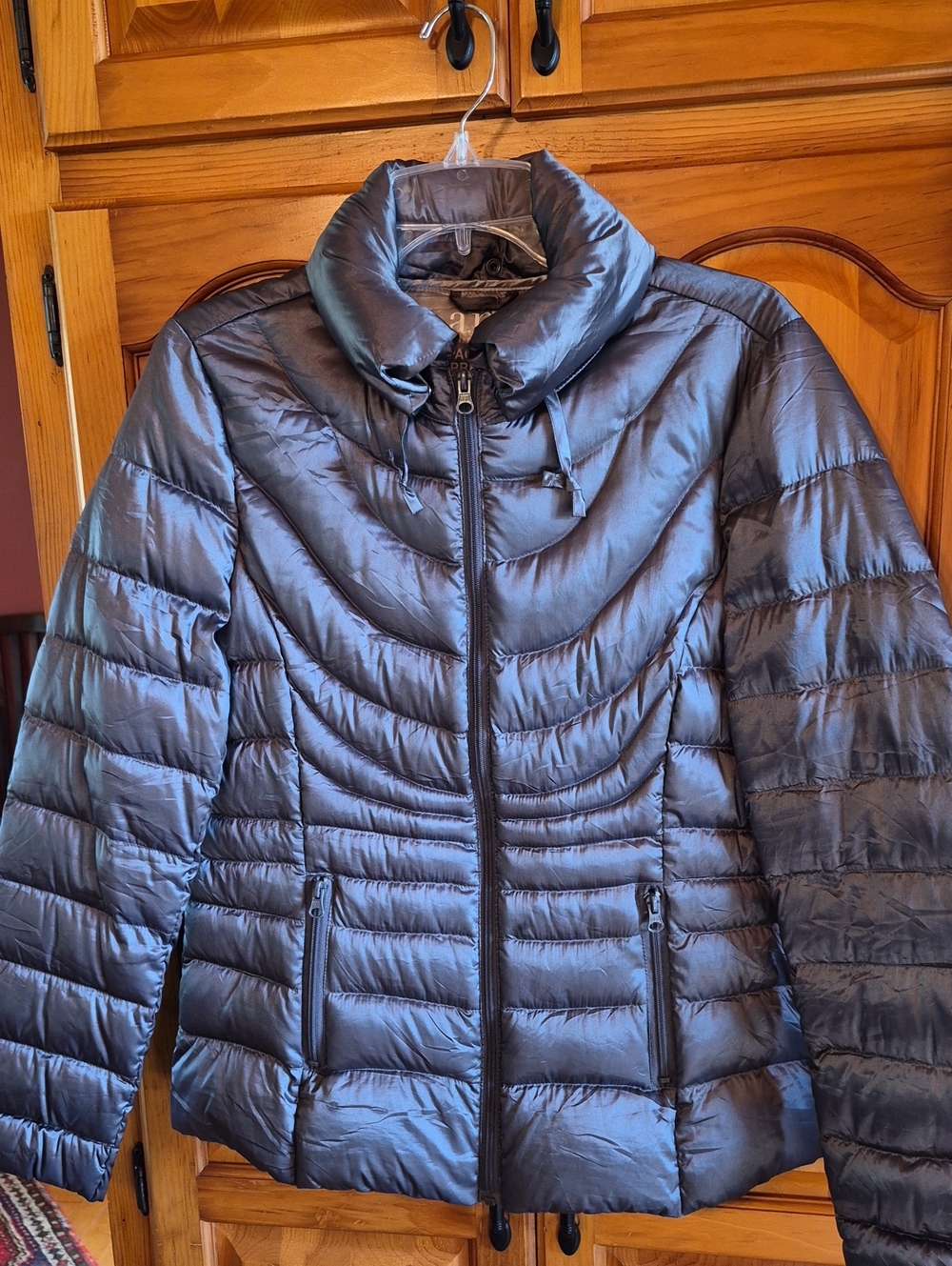 a.n.a Packable Premium Down Puffer Jacket Gray M